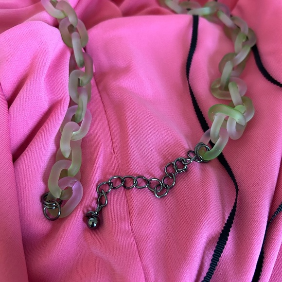 Dundas x Revolve Nyx Mini Chain Dress Pink Size Small NWT - Picture 8 of 8